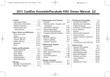 Cadillac Escalade ESV 2011 Owner's manual