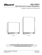 Follett REF2 Installation, Operation And Service Manual