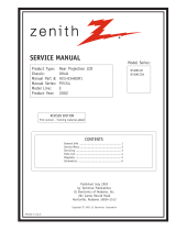 Zenith D52WLCD Series User manual