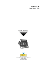 Chauvet TFX-950CM Stage Wash 950 User manual