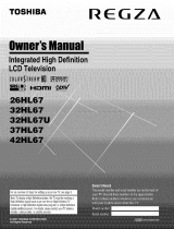 Toshiba 32HL67 Owner's manual
