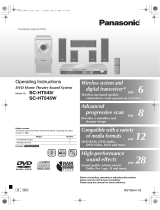 Panasonic SC-HT545 User manual