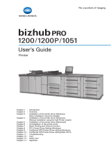 Konica Minolta bizhub pro 1200P User manual