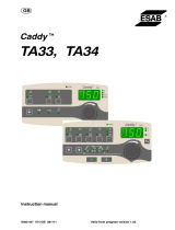 ESAB Caddy™ TA33 User manual