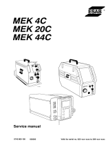 ESAB MEK 20C User manual