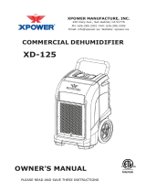 XPOWER XD-125 Owner's manual