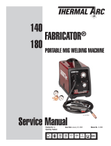 ESAB 140 FABRICATOR® 180 Portable Mig Welding Machine User manual