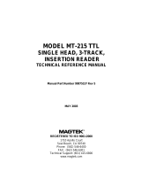 Magtek MT-215 Technical Reference Manual