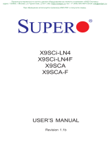 Super X9SCA-F User manual