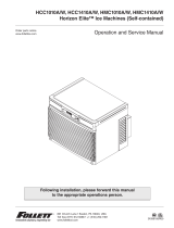 Follett horizon elite HMC1010A/W Operation And Service Manual