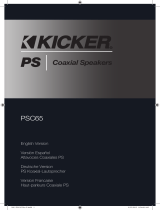 Kicker 2015 PSC65 Coaxial Speakers Owner's manual