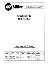 Miller S-22P8 NSPR 10930 Owner's manual