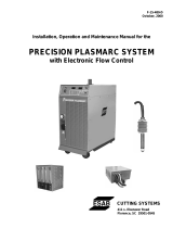 ESAB Precision Plasmarc System Installation guide