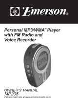 Emerson MP205 User manual