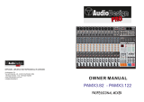 Audiodesign PAMX3.82 Owner's manual