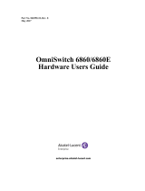 Alcatel-Lucent OmniSwitch 6860E Hardware User's Manual