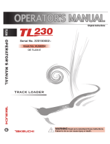 Takeuchi TL230 User manual