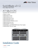 Allied Telesis SwitchBlade x3112 Installation guide