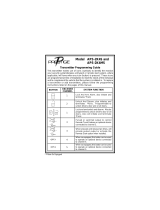 Audiovox Prestige APS-2K4 Programming Manual