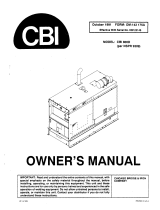 Miller CBI 800D NSPR 9309 Owner's manual