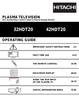 Hitachi 32HDT20 User manual