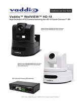 VADDIO CLEARVIEW HD-18 Installation and User Manual