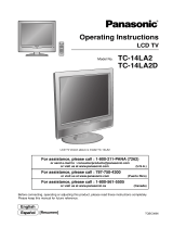 Panasonic TC-14LA2 User manual