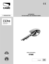 CAME V700E Installation guide