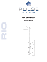 Pulse RIO ShowerSpa 1049B-BN Owner's manual