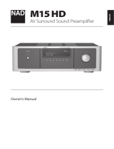 NAD M15 User manual