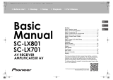 Pioneer SC-LX701BSC-LX701 Owner's manual