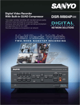 Sanyo DSR-m804p User manual