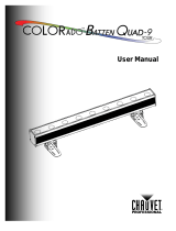 Chauvet COLORado Batten Quad-9 Tour User manual