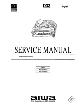 Aiwa D33 Service User manual