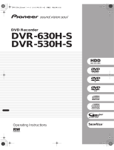 Pioneer DVR-530H-S User manual