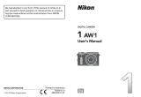 Nikon Nikon 1 AW1 User manual