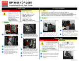 Barco DP-1500 Quick start guide