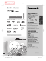 Panasonic Diga DMR-EX99V Operating instructions