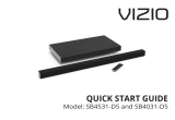 Vizio SB4531-D5 Quick start guide