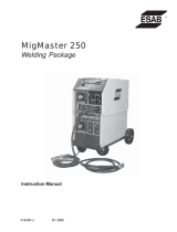 ESAB MigMaster 250 Welding Package User manual