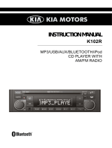KIA K102R User manual