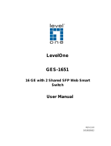 LevelOne GES-1651 User manual