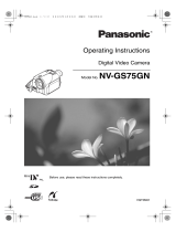 Panasonic NVGS75GN User manual