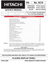 Hitachi 32HDT50 User manual