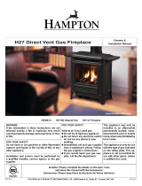 Hampton Bay H27-NG Owner's manual