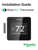 Schneider Electric Wiser Air Thermostat Installation guide