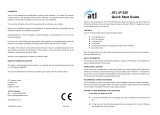 ATL IP 250 Quick start guide