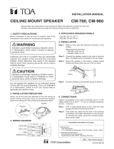 TOA CM-760 EU User manual