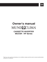 mundoclima Series MUCSR-HF “Cassette Inverter HF” Owner's manual