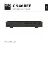 NAD C 546BEE User manual